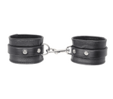 Love In Leather Soft Grained Leather Wrist Cuffs - Default Title - Cuffs And Restraints